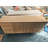 WAMPAT Fluted 4-Door Sideboard Buffet Cabinet with Push-to-Open Doors, Modern Wood Storage Cabinet for Dining Room and Living Room