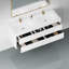 Meuble-lavabo flottant avec double lavabo Magnus