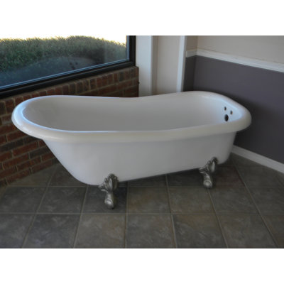 Imperial 66" x 30" Clawfoot Soaking Bathtub