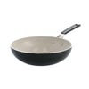 Coloured Aluminium Wok 28cm - Matte Black