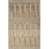 Contemporary, Stuart Street Collection Hand Knotted Wool Striped Area Rug in Brown