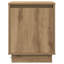 Bedside Cabinet With 2 Pcs 39 X 34.5 X 50 Cm-1400603450