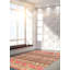 Tapis unique en laine noué à la main 6 pi 7 po x 10 pi 1 po nouvel âge Ofra - orange / rouge / vert