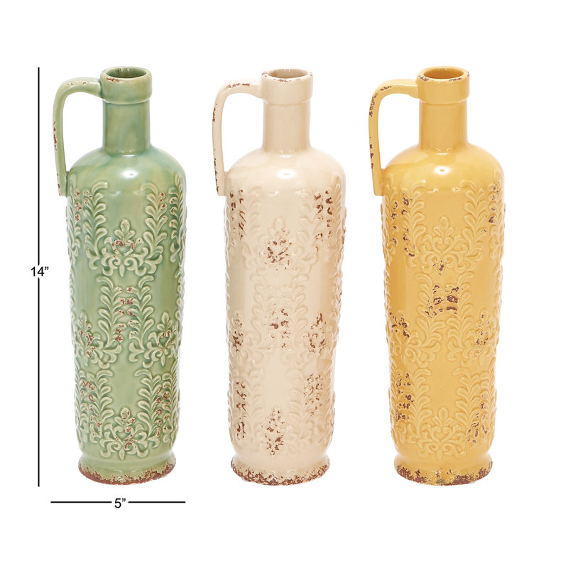 Ensemble de 3 vases en céramique