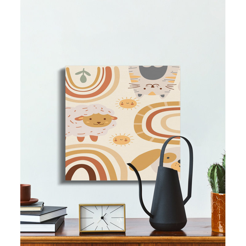 1 Piece Wrapped Canvas Wall Art Set, 50.8 cm H x 50.8 cm W