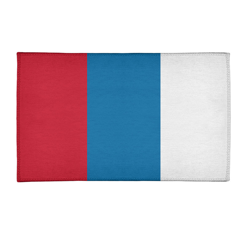 Tapis rouge/bleu, Rectangle 2 pi x 3 pi