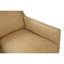 Chaise pivotante en cuir Madeline