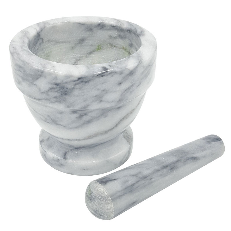 Marble Mortar And Pestle Set