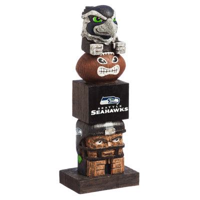 NFL Tiki Totem Garden Mascot Statue