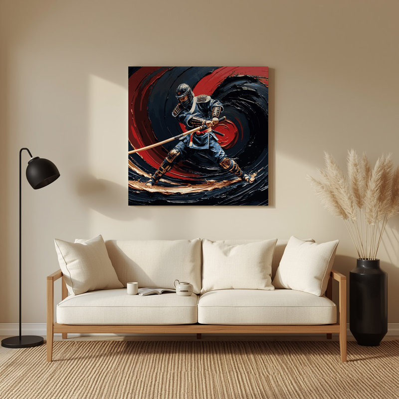 Art mural en métal Sports Kendo