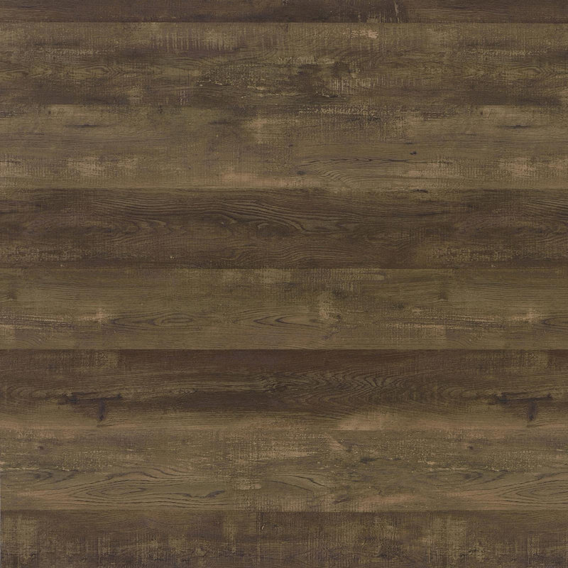 Black and Rustic Oak 4-tier Wall Shelf