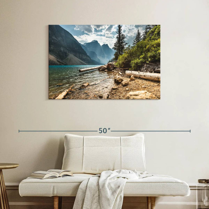 Lac Moraine emblématique d'Alvord, H 26 po x l 39 po