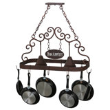 Bon Appetit Handcrafted Hanging Pot Rack