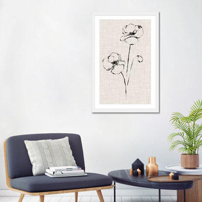 " Floral Ink Study III " by Ethan Harper