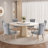 Almerinda Tufted Flax Upholstered Back Dining Chair-533324188-484154416
