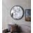 Iron Frame Vertical Round Mirror