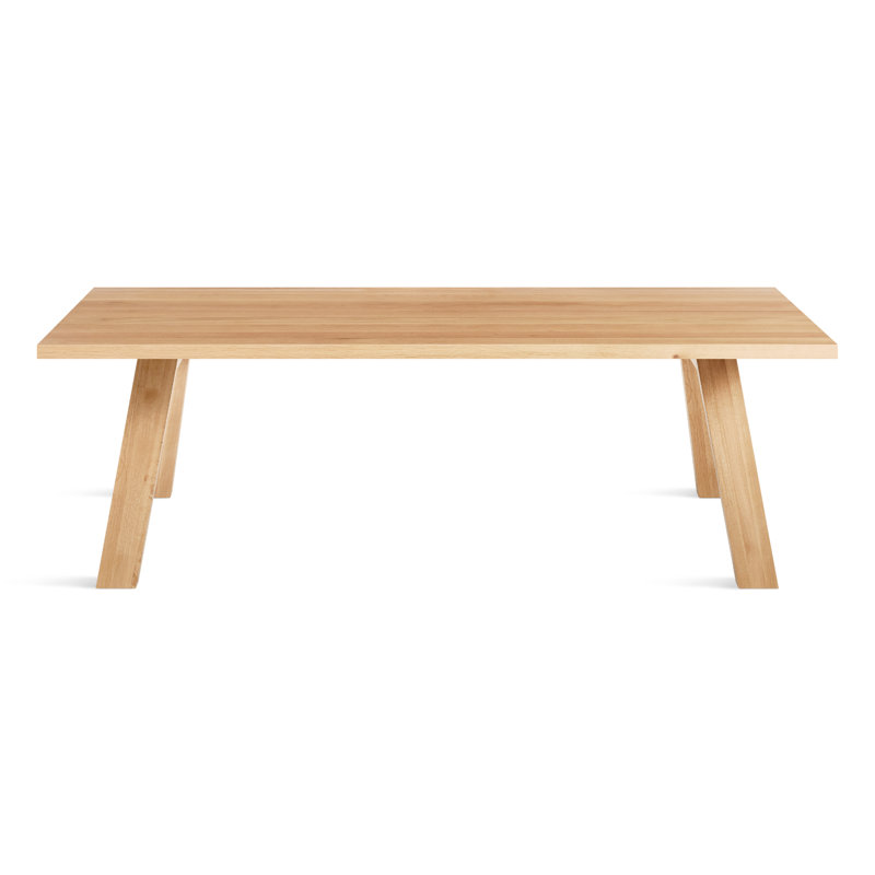 A Walk In The Park Solid Wood Dining Table, 38" W x 90" L, Walnut