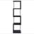 Black and Chrome 4-Tier Bookcase
