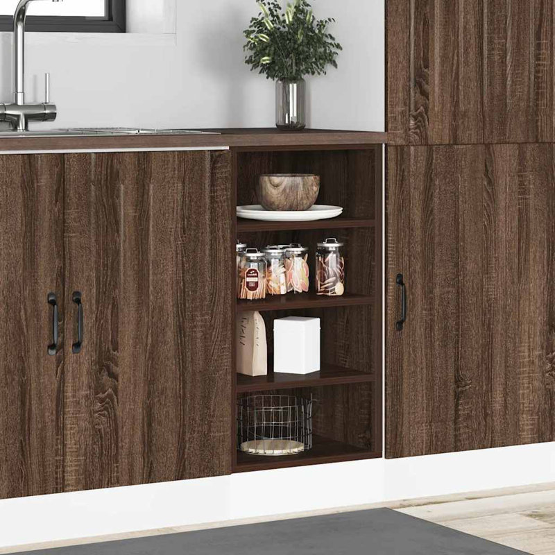 Bottom Cabinet Riga, Brown Oak