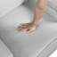 Fauteuil inclinable de style transitionnel à dossier poussoir, fauteuil confortable