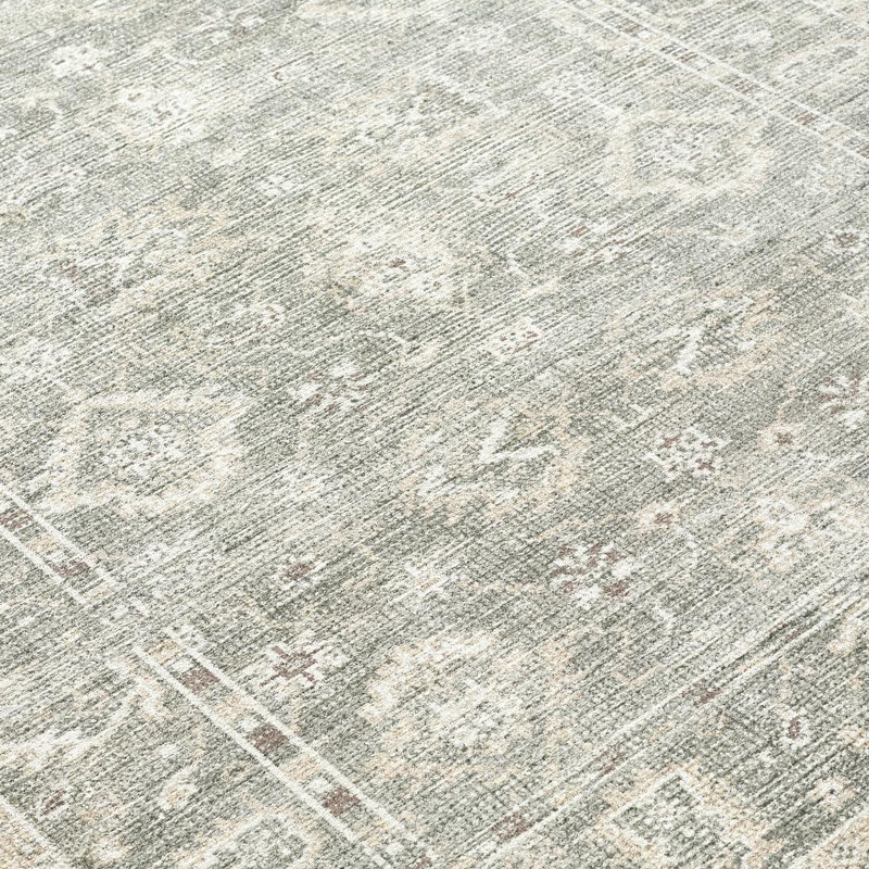 Galey Alix x Livabliss Collins Avenue I Indoor Machine Woven Area Rug, Runner 2'7" x 7'3", Gray