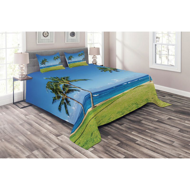 Bunny Coastal Polyester Coverlet