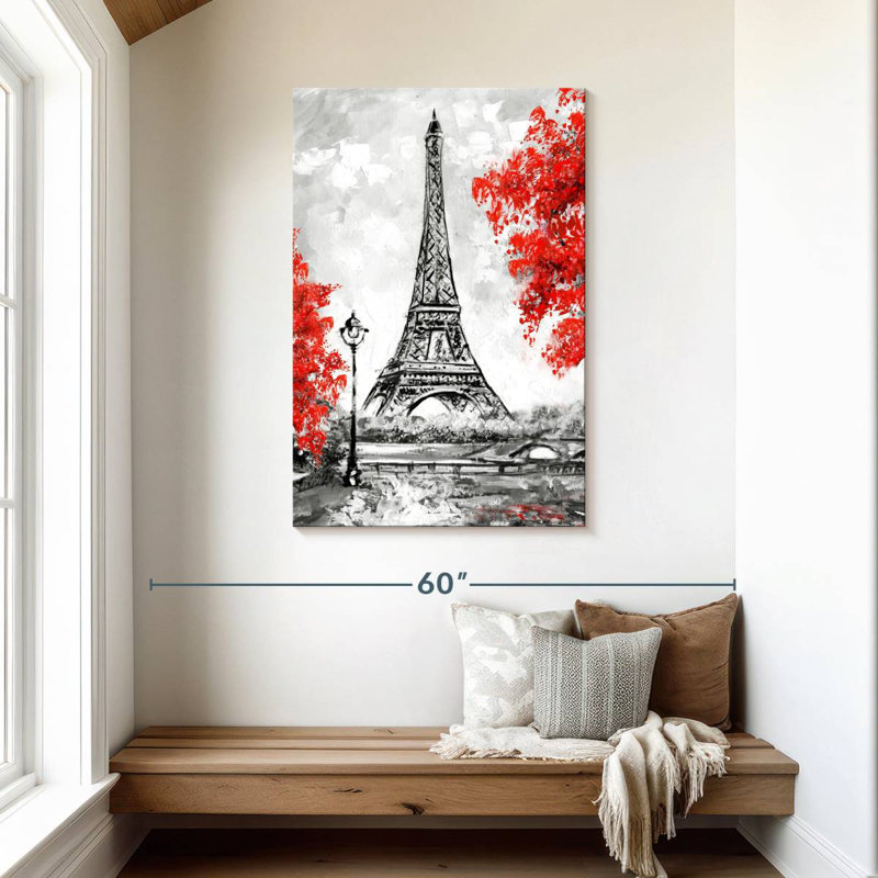 Aime Tour Eiffel Paris, H 45 po x l 30 po