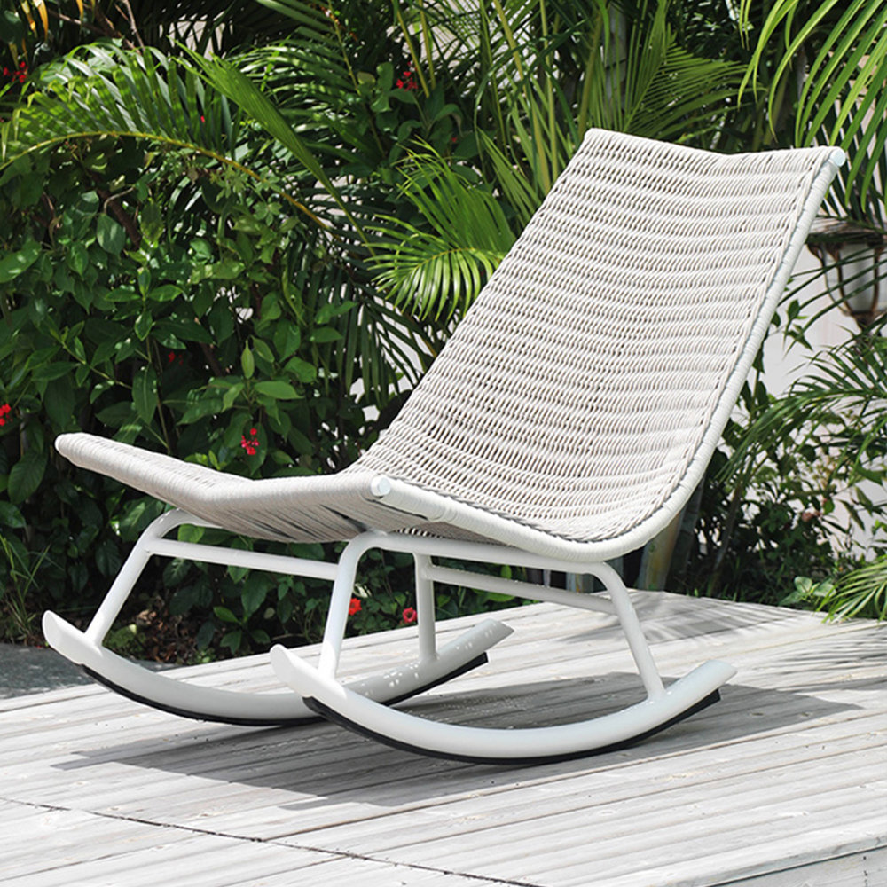 ChairVogue Rope Woven Home Balcony Leisure Rocking Chair Rocking Chair ...