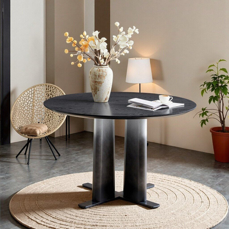 Table de salle à manger Modern Modern, Black