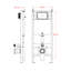 Wall Hung Toilet Mounting Frame