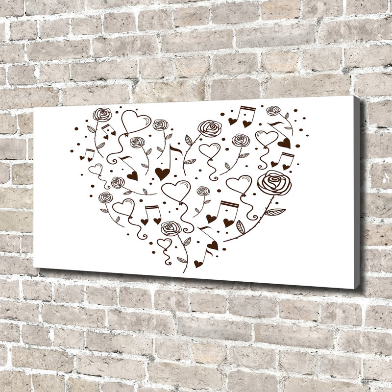 Heart - Wrapped Canvas Print