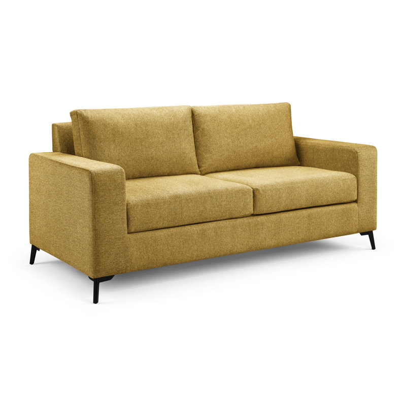 Adilkhan 3 Seater Sofa, Mustard