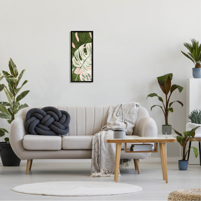 " Tropical Monstera Leaf Shapes " by Ziwei Li Painting Print