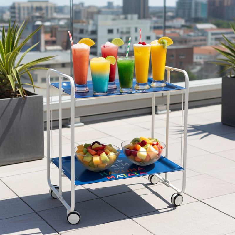 Ambrea Steel Bar Cart