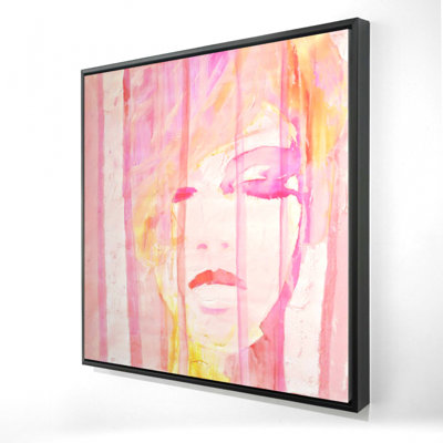"Portrait abstrait féminin"