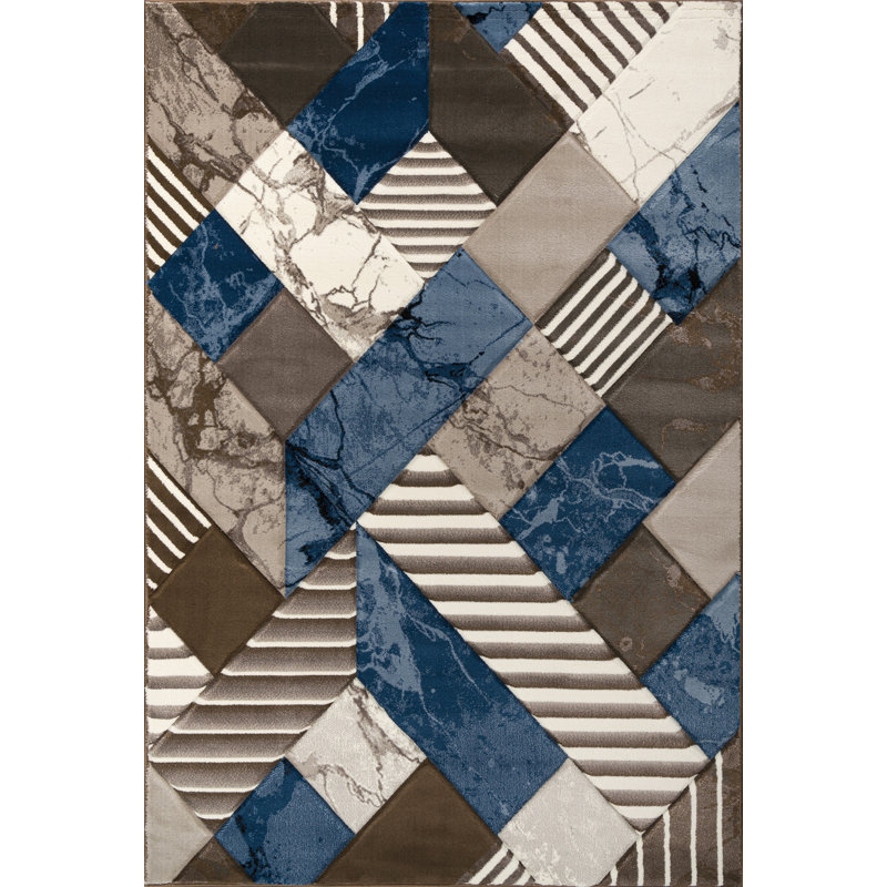 Genissa Geometric Indoor Rug, Rectangle 5'2'' x 7'5''