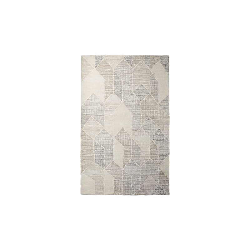 Geometric Indoor Rug, Rectangle 5' x 8'