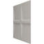 L 19 5/8 po x H 19 5/8 po Galveston Panneau mural décoratif 3D EnduraWall, UltraCover Satin Lagoon (couvre 2,67 pieds carrés)-123524977