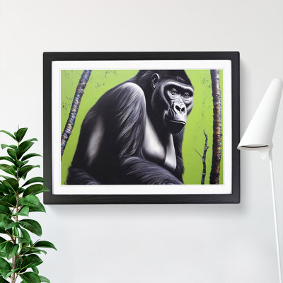 Exclusive Gorilla 1 Piece Single Picture Frame Painting