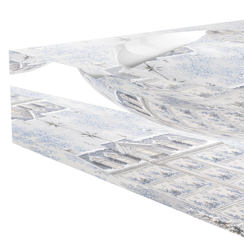 Acrylic Decorative Tray, 6"W x 6"D