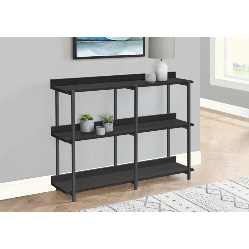 Table d'appoint, console, vestibule, étroit, canapé, salon, chambre à coucher, contemporain, moderne, Noir, noir, noir, noir