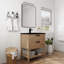 Contreplaqué de meuble-lavabo 30 po avec 2 tiroirs (LPB01030IMO-BL9075BK)