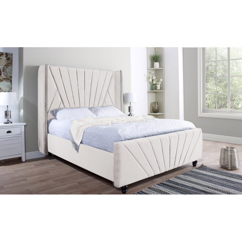 King David Bed, Super King (6'), White