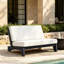 Chaise longue d'extérieur en bois de teck Polett-902355829-902355817