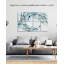 Ensemble de panneaux muraux aquarelle (8 pièces) Watercolor Fish, couverture de 48 po x 32 po - Décoration océanique, PET insonorisant