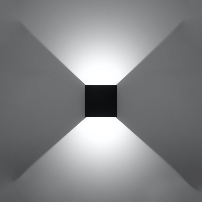 Lejla LED Flush Mounted Sconce, Black
