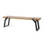 63"Long Acacia Wood Patio Bench,Set of 2