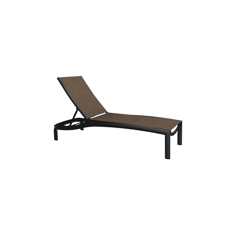 Kor Outdoor Chaise Lounge, Obsidian, Mia II