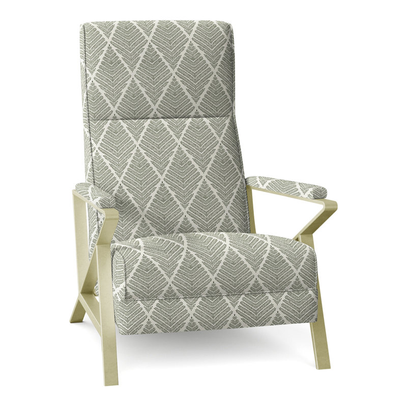 Infinity 28.25" Wide Manual Standard Recliner, Brushed Brass, Perigold Emmeline Moss