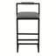 Ensemble de tabourets de bar avec dossier, ensemble de 2 pièces, tabouret de bar rembourré doux avec repose-pieds